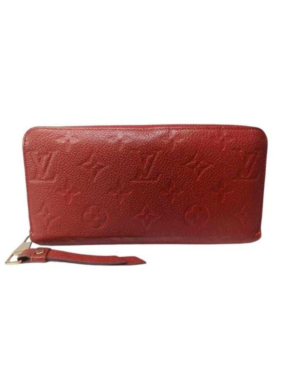 Louis Vuitton Wallet Zippy Cerise Monogram Empreinte Zip Around Gold